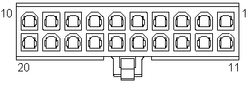 ATX12V 20-pin connector